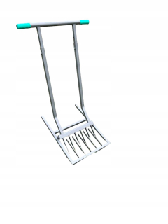 Kovový mikrokultivátor 50 cm